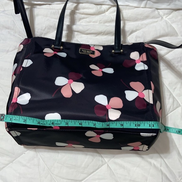 RARE like new Kate Spade Medium Satchel Handbag Dawn Dusk Buds Floral Print - Picture 14 of 16